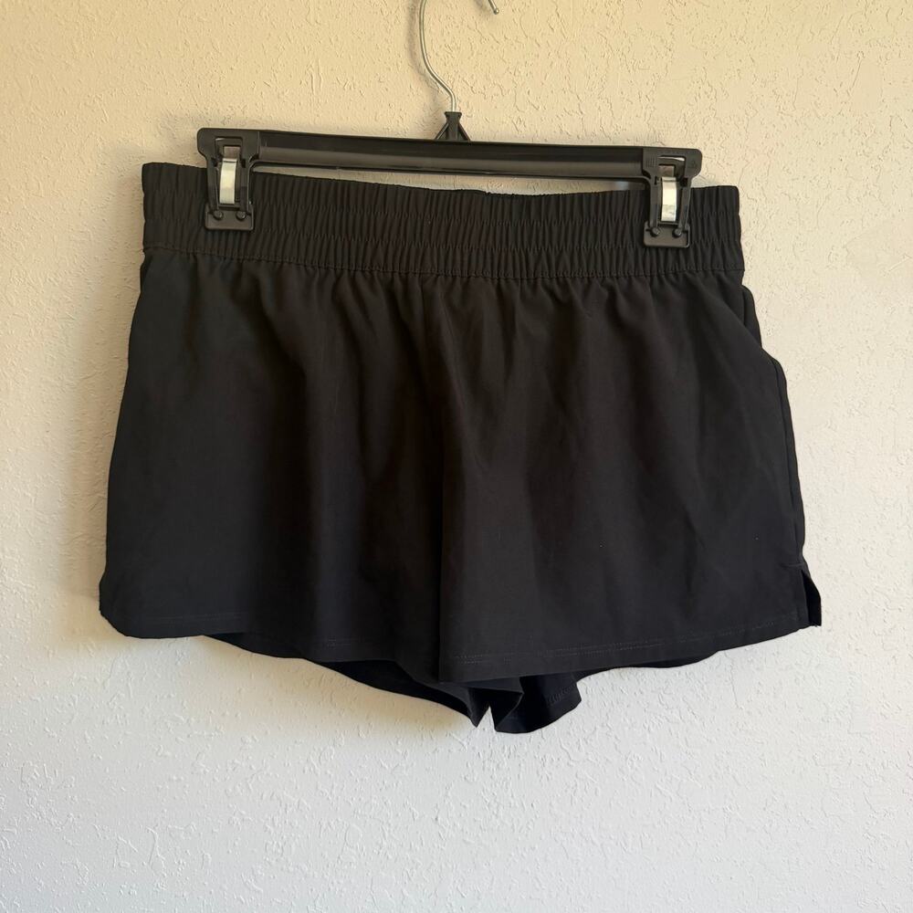 Victorias Secret Black Athletic 2.5” Shorts Womens S Sporty Workout Running
